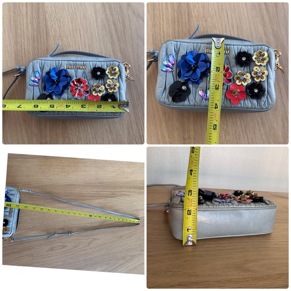 Miu Miu matelassé leather crossbody bag - Picture 5 of 14